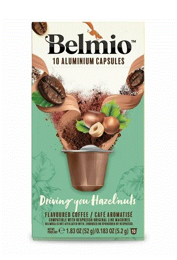 Кофе в капсулах Belmio Driving you Hazelnuts ( 10 капс.)