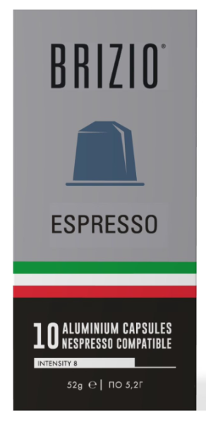 Кофе в капсулах Brizio Espresso ( 10 капс.)