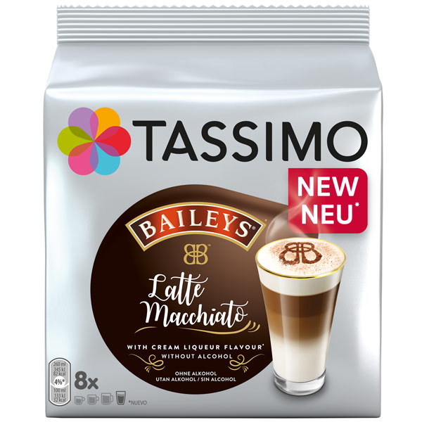 Кофе в капсулах Tassimo Baileys Latte Macchiato, 8 порций.