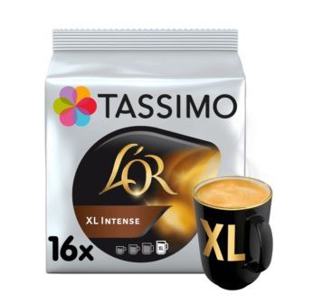 Кофе в капсулах Tassimo L'OR XL Intense, 16 порций.