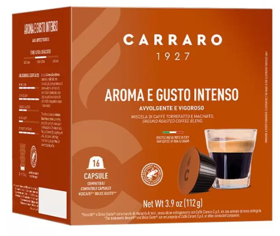 Кофе в капсулах Carraro Aroma e Gusto Intenso (16 шт.)