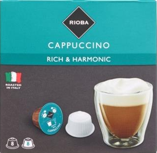 Кофе в капсулах Rioba Cappuccino Rich&Harmonic (8 порций)