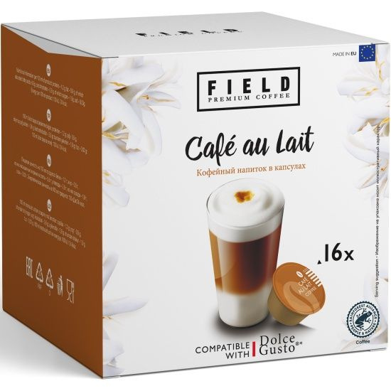 Кофе в капсулах Field Cafe au lait (16 капс.)