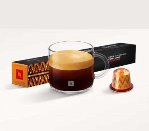 Кофе в капсулах Nespresso Vienna Lungo Decaffeinato (10 капс.)