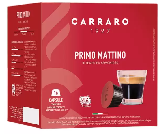 Кофе в капсулах Carraro Primo Mattino ( 16 шт)