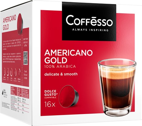 Кофе в капсулах Coffesso Americano Gold (16 капс.)