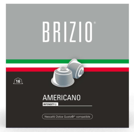 Кофе в капсулах Brizio Americano 16 капсул