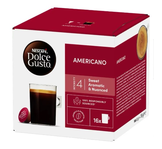 Кофе в капсулах Nescafe Dolce Gusto Americano (16 шт.)