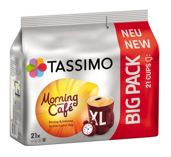 Кофе в капсулах Tassimo  Jacobs  Morning Cafe XL, 21 порция