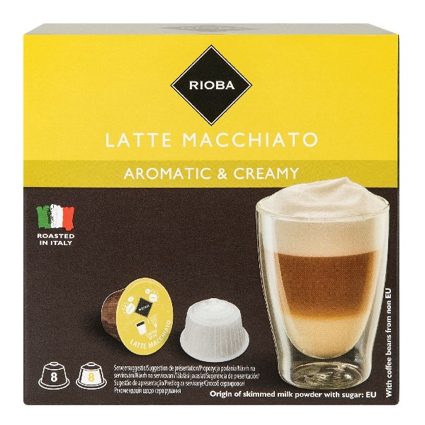 Кофе в капсулах Rioba Latte Macchiato aromatic&creamy 