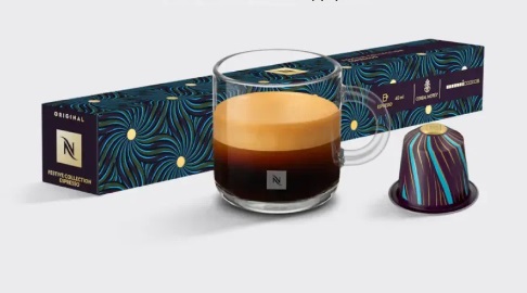 Кофе в капсулах Nespresso Festive Collection Espresso (10 капс.)